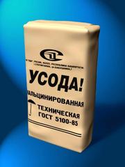 Сода кальцинированная,  каустическая 